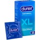DUREX NATURAL EXTRA GRANDE XL 12 PRESERVATIVOS