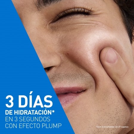 Efecto plump y piel elástica tras tres días usando CeraVe HA Water Gel