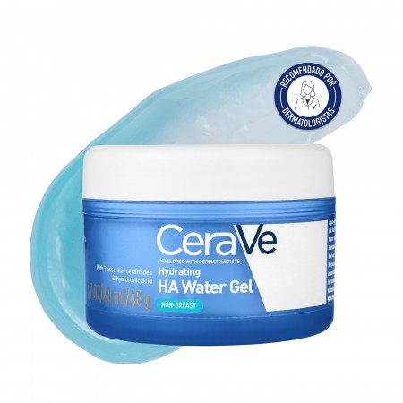 CeraVe Hydrating HA Water Gel hidratante facial con ácido hialurónico