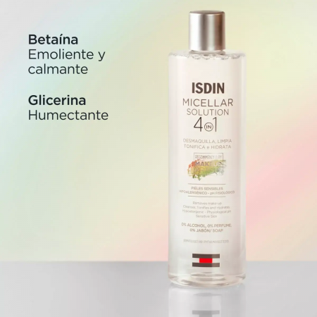 ISDIN SOLUCION MICELAR 4 EN 1 PIELES SENSIBLES 400 ML