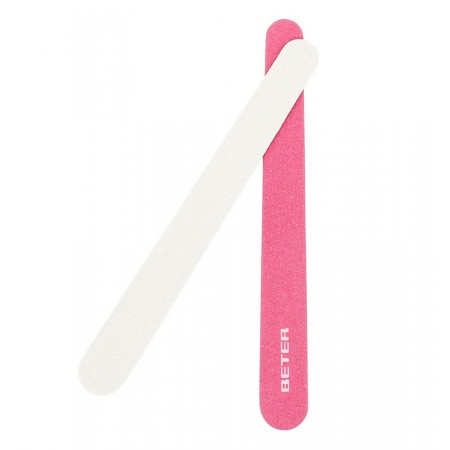 BETER LIMA DE UÑAS MANICURA CORINDON 2 EN 1 FINA & GRUESA 11CM 4 UNIDADES