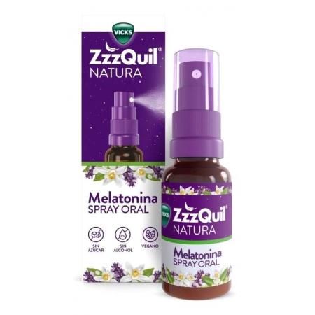 ZZZQUIL MELATONINA NATURA SABOR LAVANDA Y NARANJA SPRAY 30 ML
