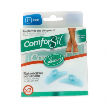COMFORSIL RATONCITO DE SILICONA CON ANILLO TALLA M CC226M 2 UNIDADES