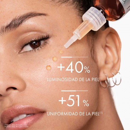 Resultados clínicos de Vichy Vitamina C en la luminosidad y uniformidad de la piel
