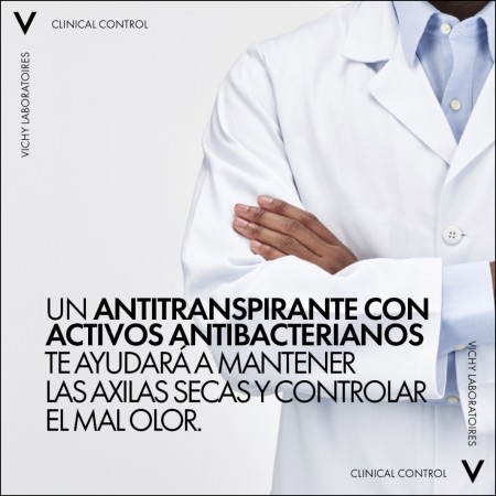 Fórmula con activos antibacterianos para controlar el mal olor y mantener las axilas secas