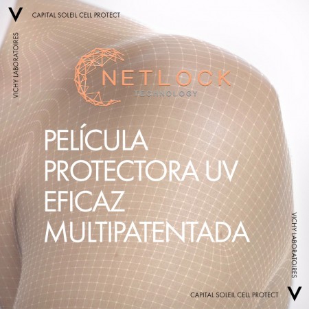 Tecnología Netlock de Vichy para una película protectora UV homogénea y multipatentada