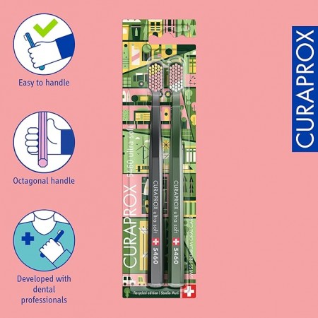 CURAPROX DUPLO CEPILLO 5460 ULTRA SOFT RECYCLED EDITION 2 CEPILLOS