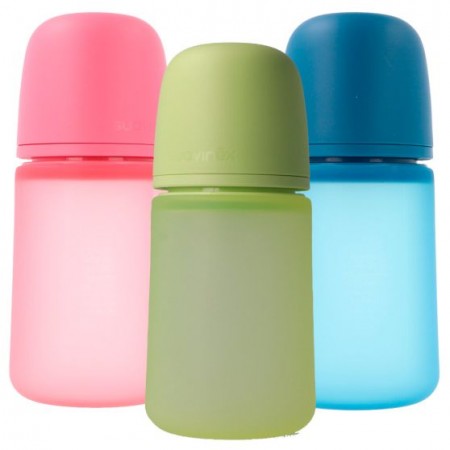 SUAVINEX BIBERON SILICONA SOFT COLOUR + 3 MESES 240 ML