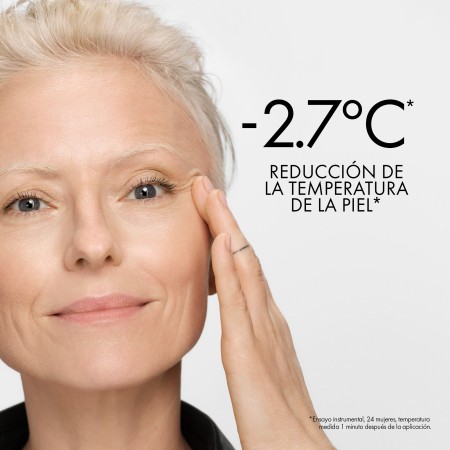 Efecto refrescante de Vichy Neovadiol Complejo Sustitutivo Noche que reduce la temperatura de la piel