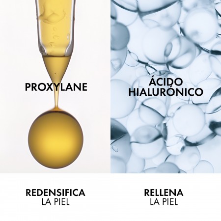 Fórmula de Vichy Neovadiol con Pro-Xylane y ácido hialurónico para redensificar y rellenar la piel