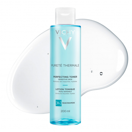 Tónico hidraperfeccionador Vichy Pureté Thermale para todo tipo de pieles incluso sensibles