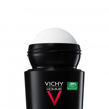 Detalle del aplicador en bola del antitranspirante para hombre Vichy Homme 72h