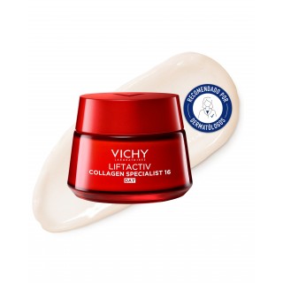 Vichy Liftactiv Collagen Specialist 16 crema de día antiedad recomendada por dermatólogos