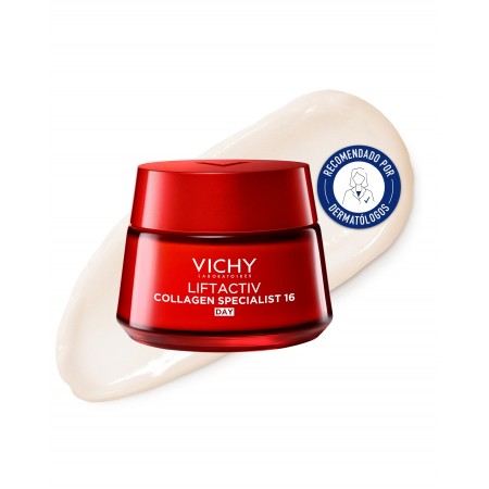 Vichy Liftactiv Collagen Specialist 16 crema de día antiedad recomendada por dermatólogos