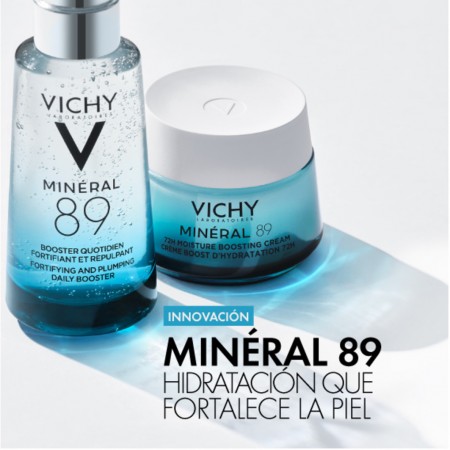Tratamiento intensivo de hidratación y frescor con la gama de productos Vichy Minéral 89
