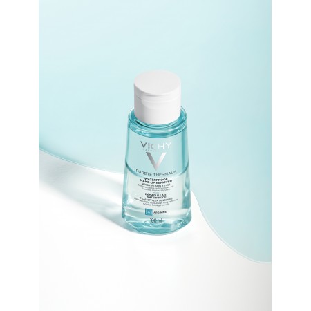 Botella de 100 ml del desmaquillante de ojos waterproof Vichy Pureté Thermale