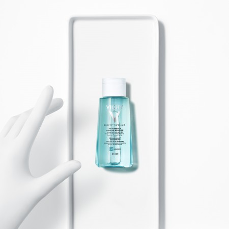 Desmaquillante bifásico de ojos Vichy Pureté Thermale para maquillaje resistente al agua