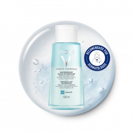 Vichy Pureté Thermale desmaquillante de ojos waterproof recomendado por dermatólogos