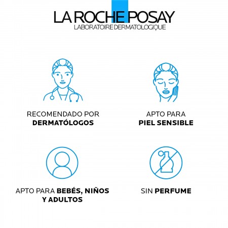 Garantías de alta tolerancia de Lipikar Gel Lavante apto para la higiene de bebés, niños y adultos