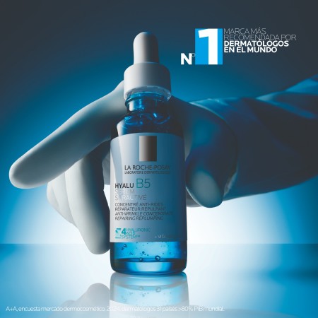 Sérum con ácido hialurónico La Roche-Posay Hyalu B5 Suractive avalado por dermatólogos
