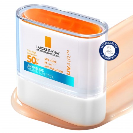 La Roche-Posay Anthelios UVAir Vitamin Sun Stick SPF50+ protector solar en barra recomendado por dermatólogos