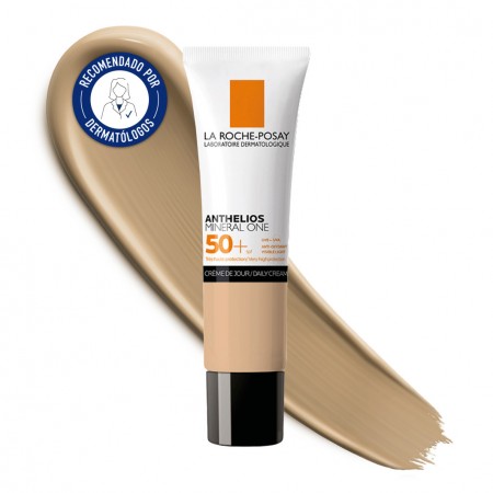 La Roche-Posay Anthelios Mineral One SPF50+ crema solar 100% mineral con color recomendada por dermatólogos