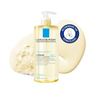 La Roche-Posay Lipikar Aceite Lavante AP+ 750 ml aceite limpiador relipidizante recomendado por dermatólogos