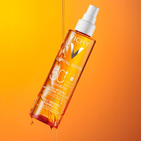 Aceite protector solar seco de muy alta protección Vichy Capital Soleil SPF50+ Cell Protect