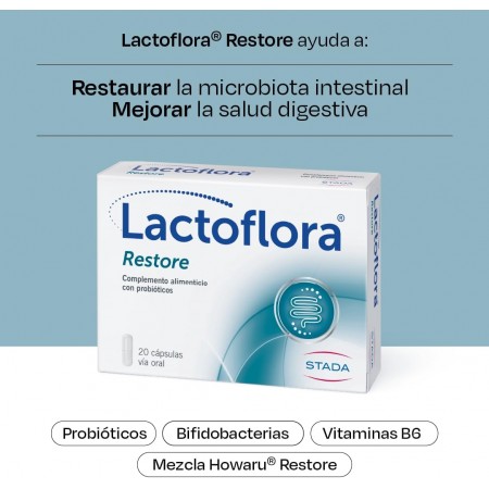 LACTOFLORA RESTORE 20 CAPSULAS
