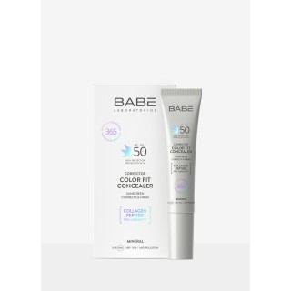 BABE CORRECTOR COLOR FIT CONCEALER SPF50 CORRECTOR MINERAL CONTORNO OJOS CON COLOR 12 ML