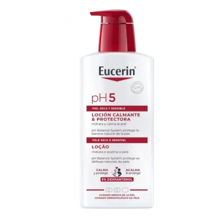 EUCERIN PIEL SENSIBLE Y SECA PH-5 LOCION CALMANTE Y PROTECTORA 400 ML