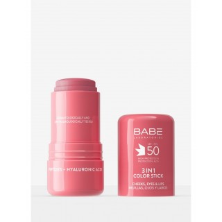 BABE 3 IN 1 COLOR STICK SPF 50 1 ENVASE 4 G COLOR 1