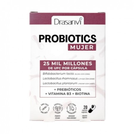 DRASANVI PROBIOTICOS MUJER 20 CAPSULAS