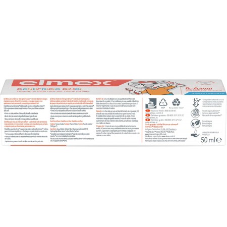 ELMEX PASTA DENTAL INFANTIL 0-6 AÑOS 50 ML