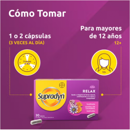 SUPRADYN RELAX 30 CAPSULAS