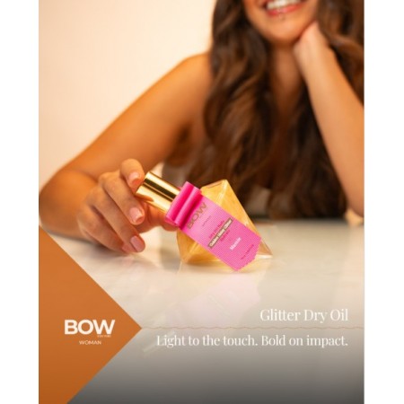BOW WOMAN DRY OIL BODY MAMIE GOLDEN SHINY GLITTER 75ML