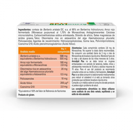 ARMOLIPID PLUS 20 COMPRIMIDOS