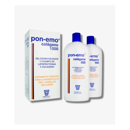 PON-EMO COLAGENO 1000 GEL CHAMPU 2 EN 2 X 500 ML