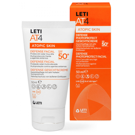LETI AT4 DEFENSE FACIAL SPF50+ CREMA 50 ML