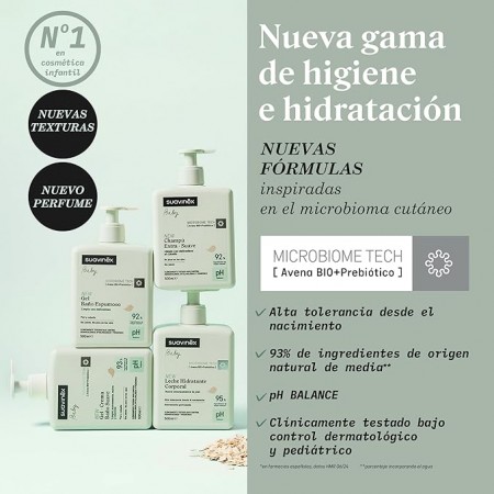 SUAVINEX PEDIATRIC GEL BAÑO ESPUMOSO PIEL Y CABELLO 500 ML