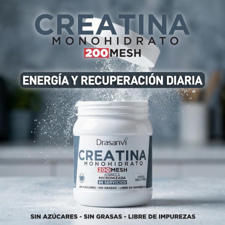 DRASANVI CREATINA MONOHYDRATO 200 MESH SABOR NEUTRO 300 G