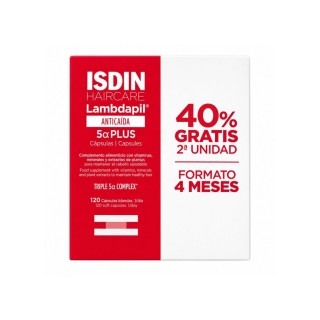 ISDIN HAIRCARE PACK LAMBDAPIL ANTICAIDA 5ALFA PLUS 120 CAPSULAS