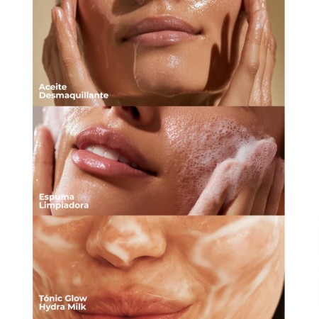 SEGLE NECESER TRIPLE LIMPIEZA PIEL NORMAL: ACEITE 75 ML + ESPUMA 50 ML + TONICO GLOW MILK 75 ML
