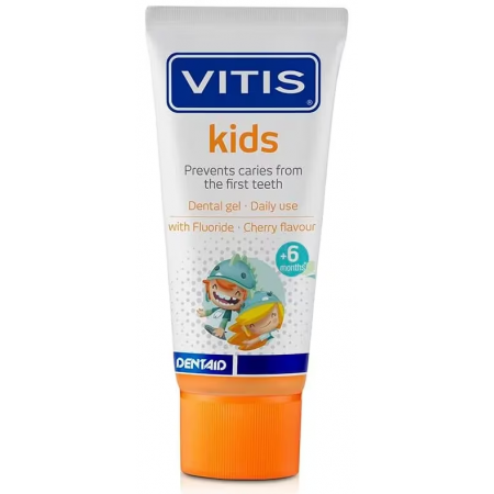 VITIS KIDS GEL DENTIFRICO INFANTIL SABOR CEREZA 50 ML