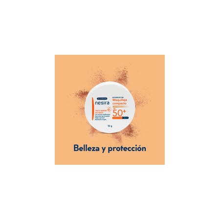 ACOFARMA NESIRA MAQUILLAJE COMPACTO COLOR Y SPF50+ TACTO SEDOSO MATIFICANTE 10 G