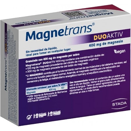 MAGNETRANS DUOAKTIV 400 MG 20 COMPRIMIDOS