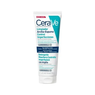 CERAVE LIMPIADOR ARCILLA-ESPUMA CONTROL IMPERFECCIONES PIEL ACNEICA 118 ML