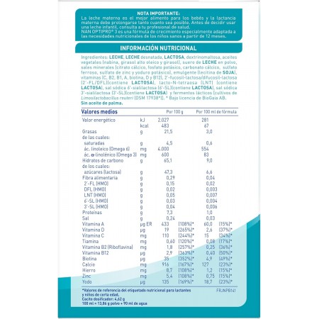 NAN OPTIPRO 3 PACK AHORRO LECHE EN POLVO 1200 MG