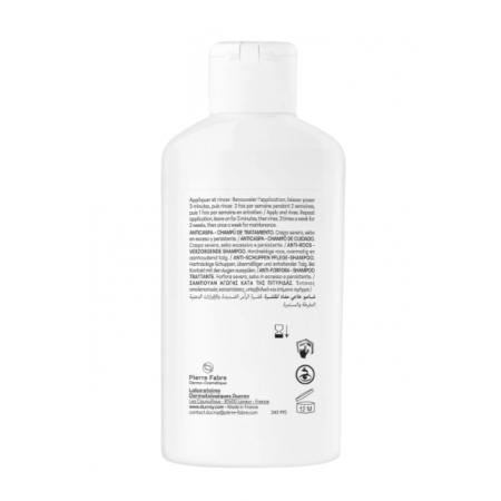 DUCRAY KELUAL DS SEBOCONTROL CHAMPU TRATAMIENTO ANTICASPA SEVERA 100 ML