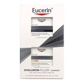 EUCERIN PACK HYALURON FILLER 3X EFFECT CREMA DE DIA FPS30 50ML + CREMA DE NOCHE 50ML
